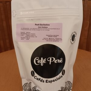Café Perê Exclusivo: grãos Bourbon Amarelo da região de Poços de Caldas, processo natural, por Ivan Santana.