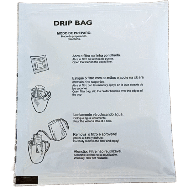 Kit 10 Pacotes do Drip Coffee - Café moído - Praticidade e Sabor - Imagem 2